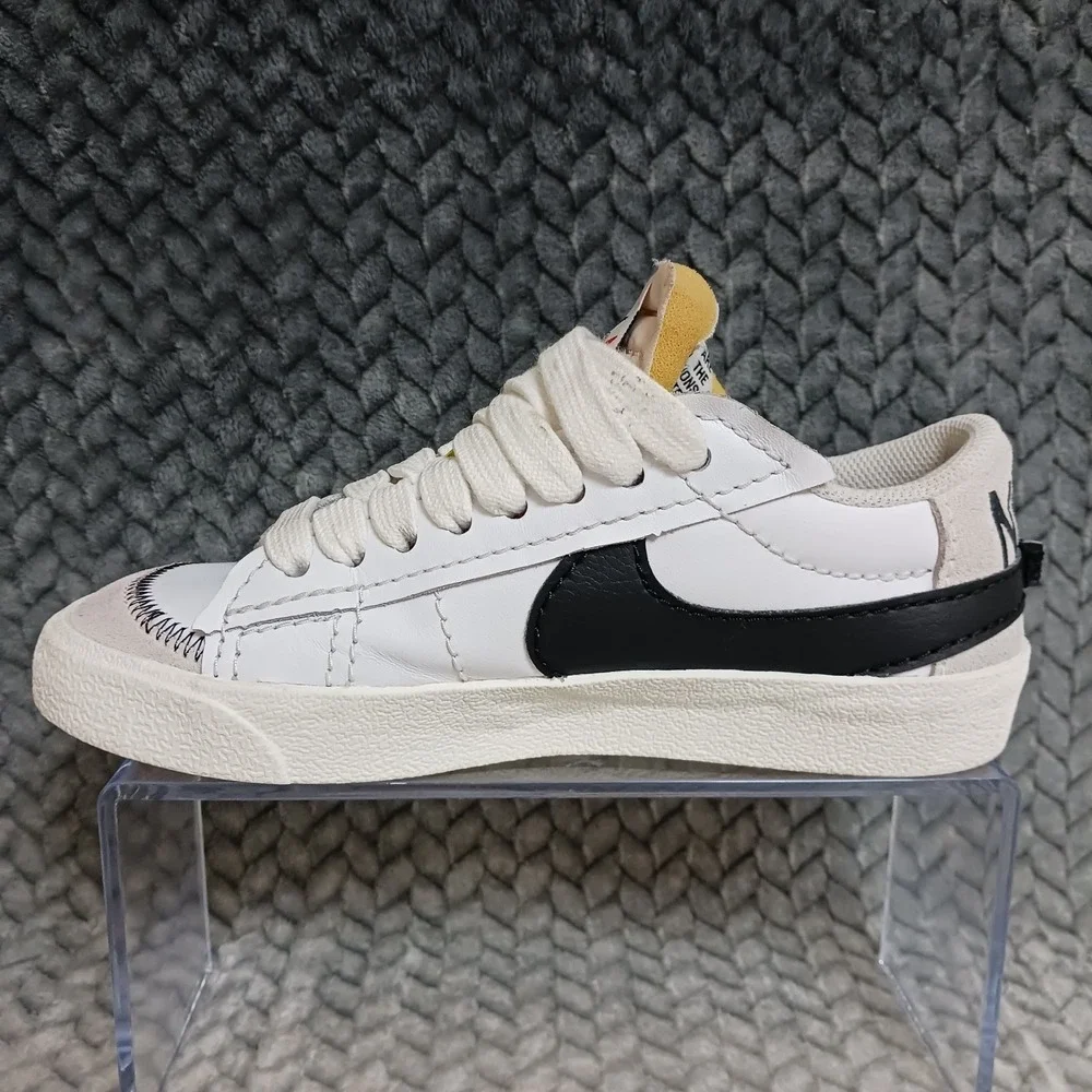 Nike Blazer Low 77 Jumbo White Black Sail Women's Sneakers Shoes Size 6